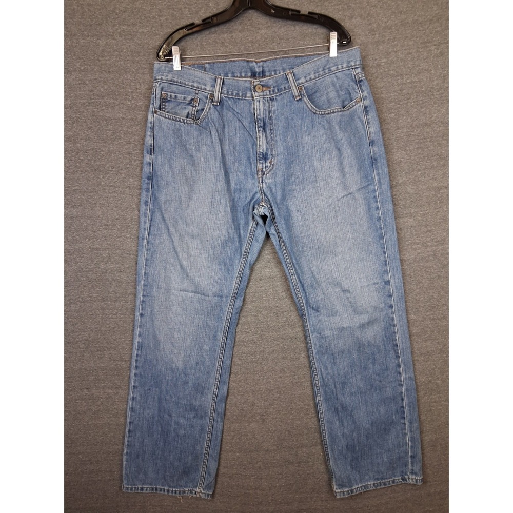Levis‎ Jeans Mens 36x32 Blue Denim 559 Faded Zip Fly Straight Classic Western